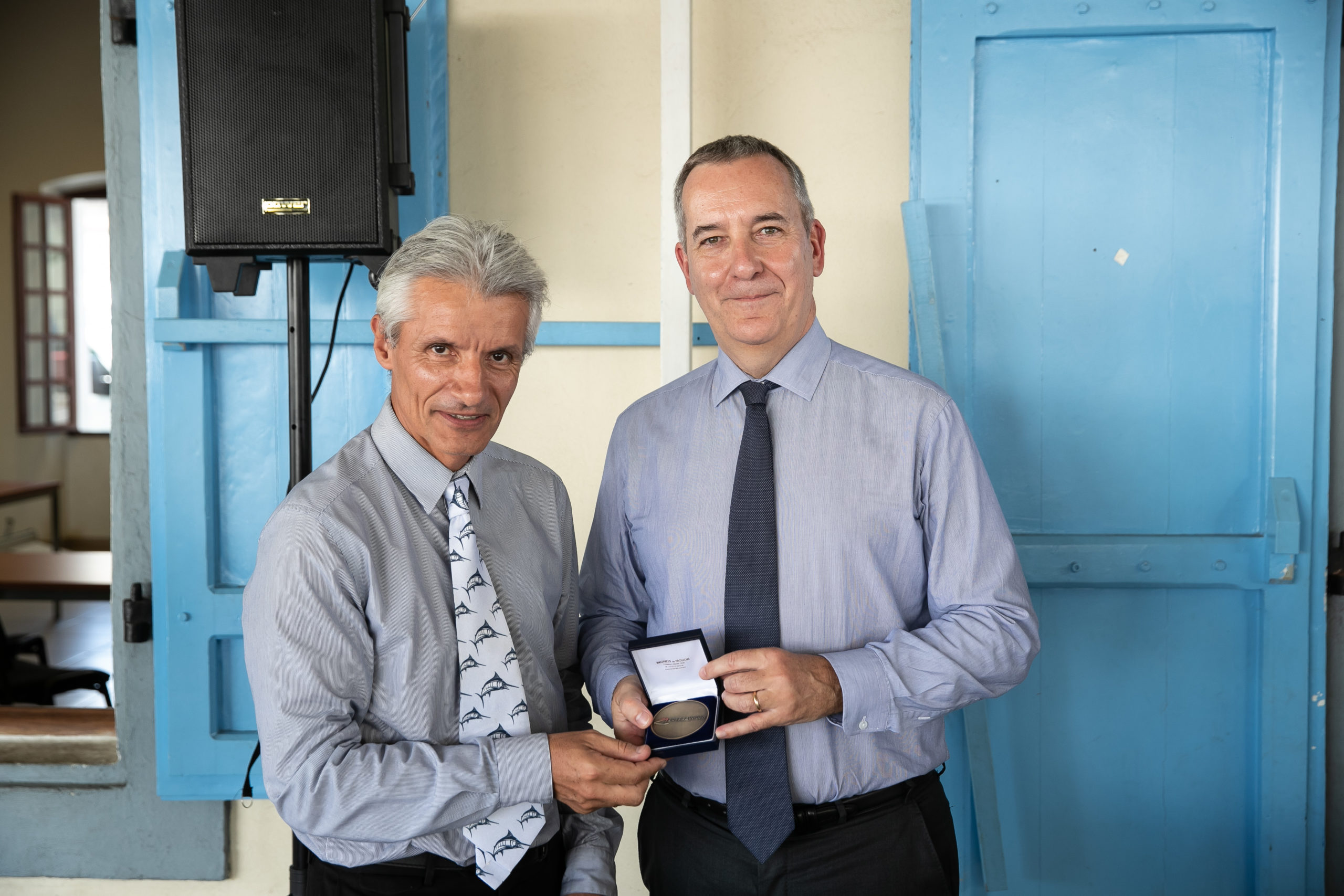 Visit of Denis Robin, Secretary General of the Sea - Grand Port ...
